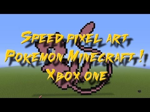 Speed pixel art Pokemon GO Minecraft ! (Xbox one, PC, PS4) FR multiplayer 1.10