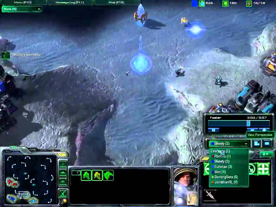 StarCraft 2: 3v3 Protoss Cannon Rush (Commented)