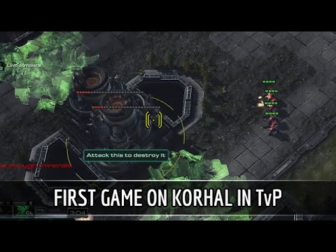 StarCraft 2: First game on Korhal in TvP