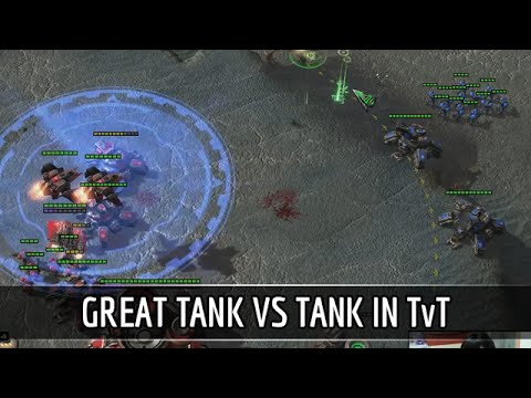 StarCraft 2: Great Tank vs Tank in TvT