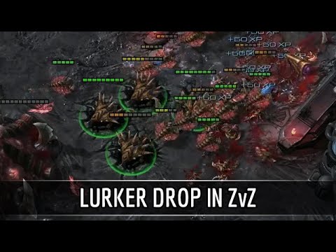 StarCraft 2: Lurker drop in ZvZ