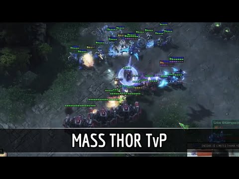 StarCraft 2: Mass Thor in TvP