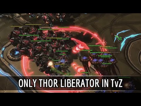 StarCraft 2: Only Thor, Liberator in TvZ