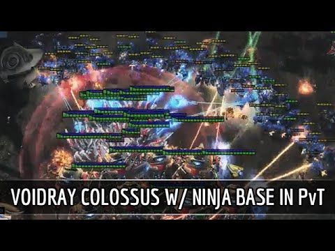 StarCraft 2: Voidray Clossus w/ ninja base in PvT