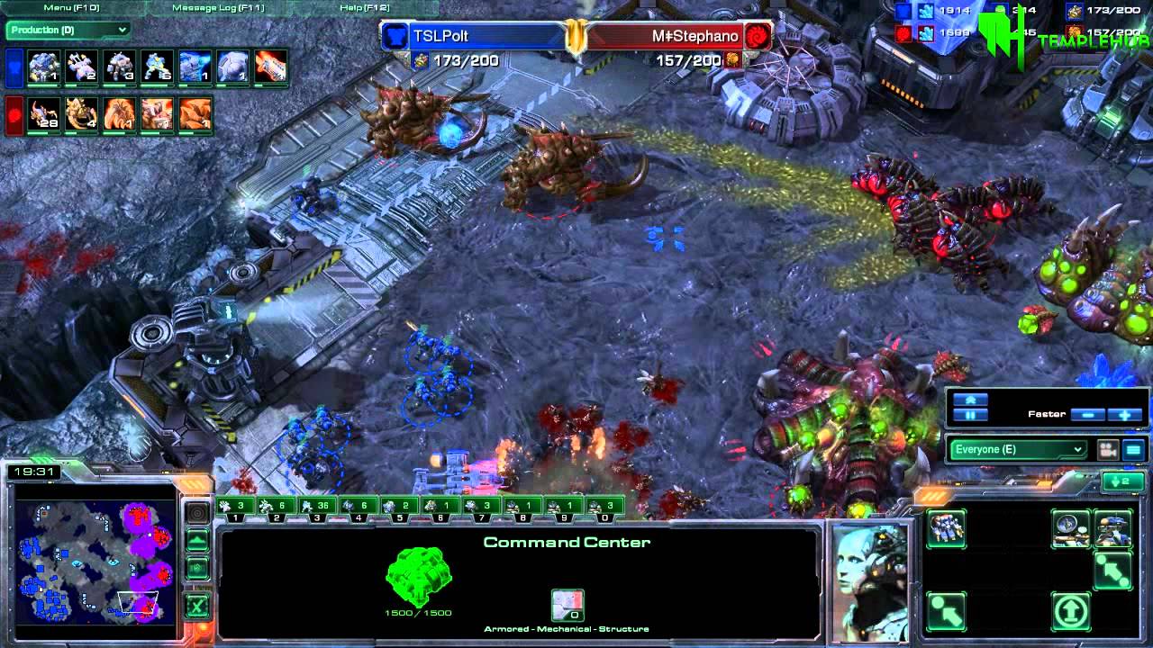 Starcraft Commentary #129 - TSLPolt vs. MStephano (Game One)