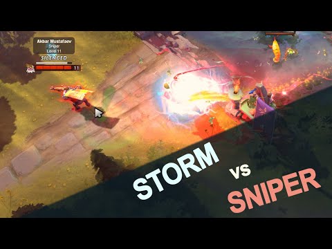 Storm versus Sniper - Lane Breakdown | Mid Matchups | Dota 2 Guide