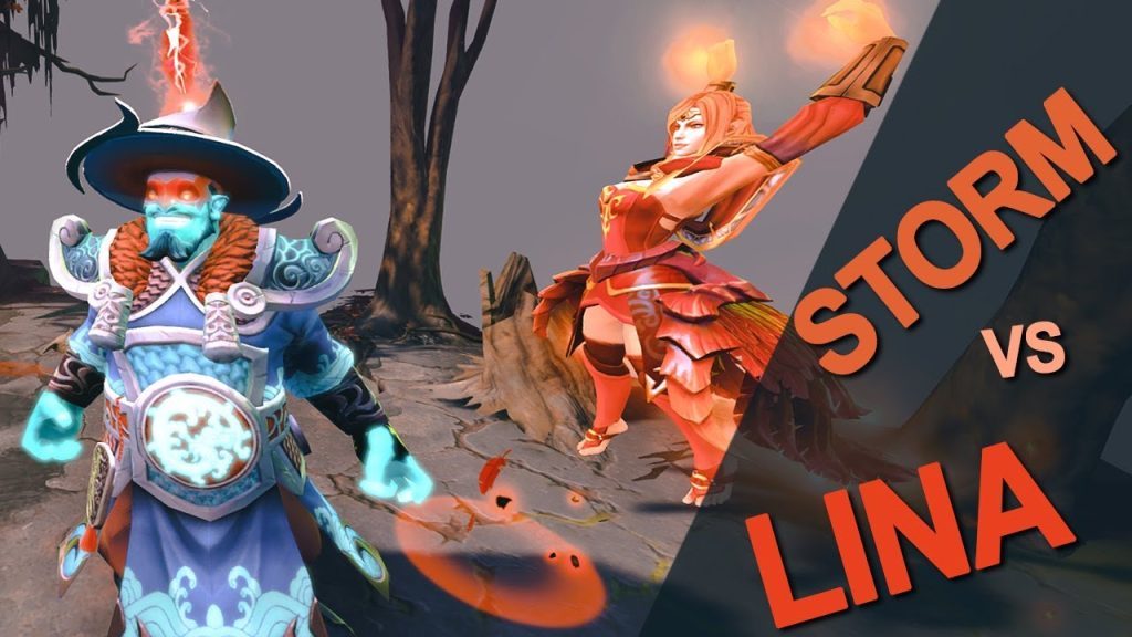 Storm vs Lina - a Matchup Not Seen in Years | Raw Gameplay | Dota 2