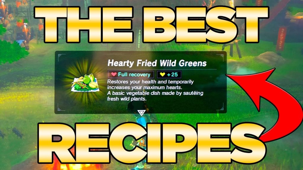 THE BEST Recipes GUIDE in Breath of the Wild - Best Dishes Cooked| Austin John Plays