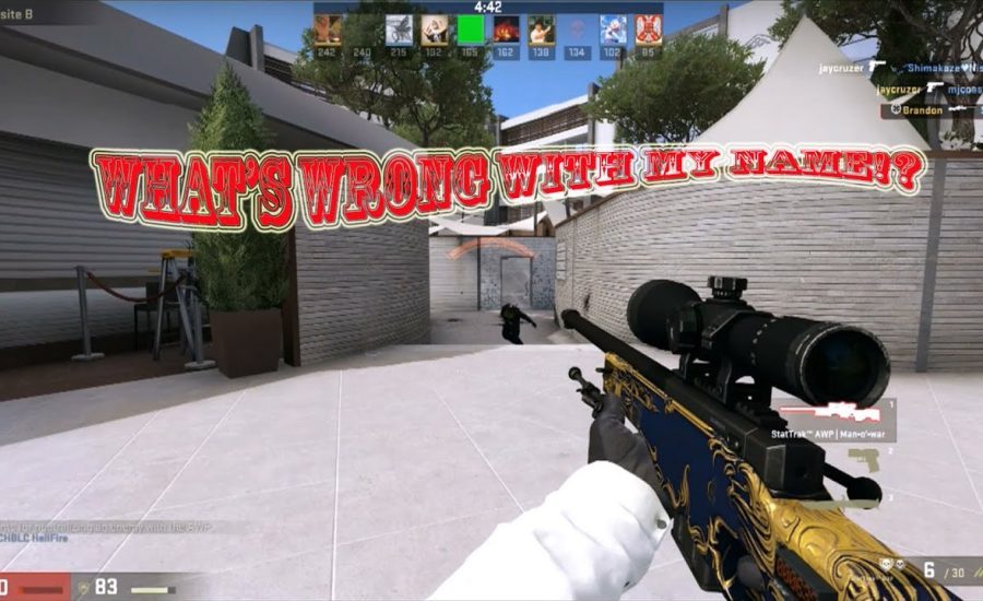 THEY DON'T LIKE MY NAME?! (CS:GO Gameplay)