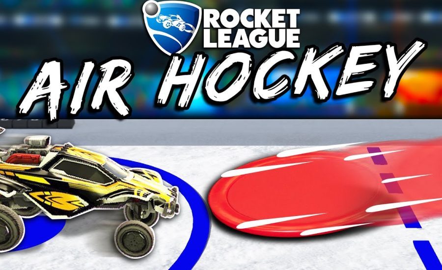 THIS IS ROCKET LEAGUE AIR HOCKEY