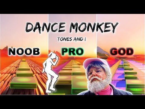 TONES AND I - DANCE MONKEY - Noob vs Pro vs God (Fortnite Music Blocks) ft. @Dehalfwit