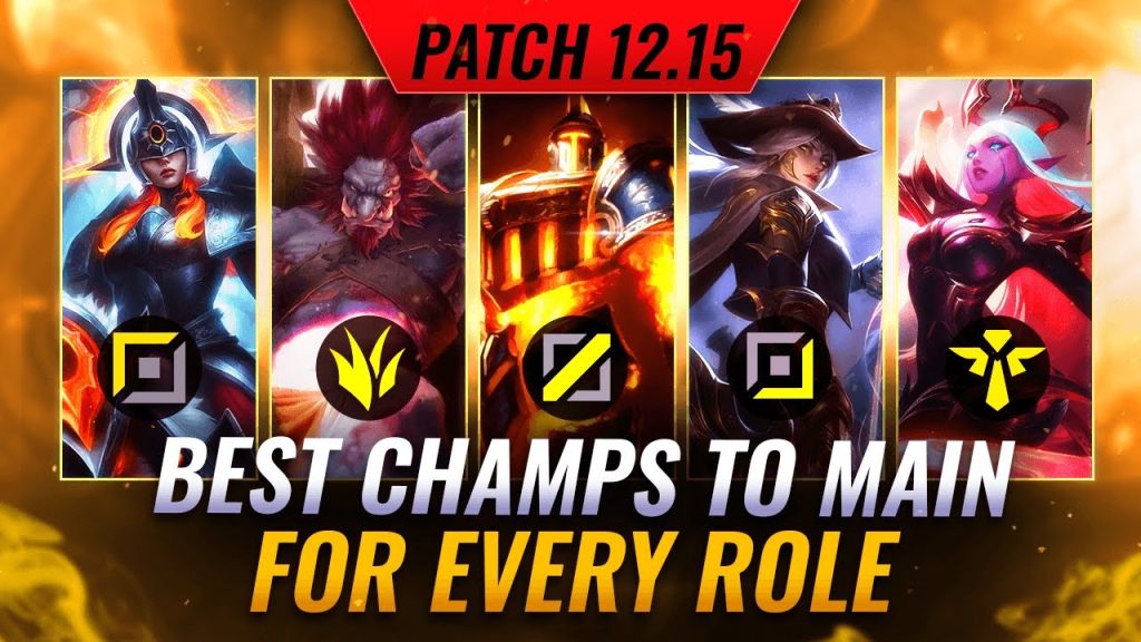 TOP 3 MAINS For Every Role on Patch 12.15 - League of Legends
