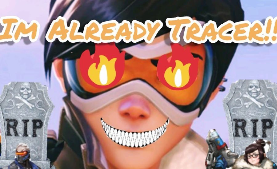 TRACER DOMINATES!!- OverWatch Gameplay