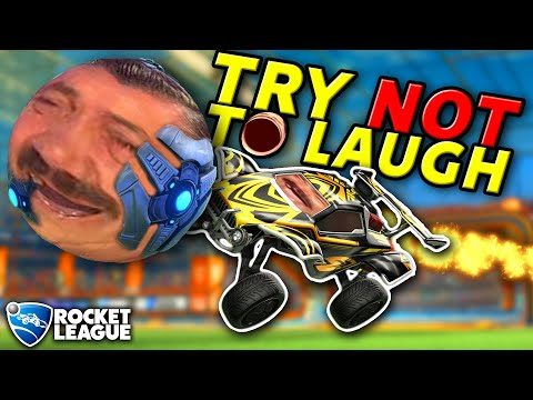 TRY NOT TO LAUGH at these Rocket League Clips