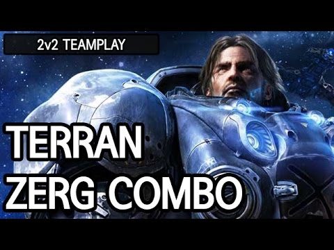 Terran Zerg combo in 2v2 teamplay l StarCraft 2: Legacy of the Void l Crank