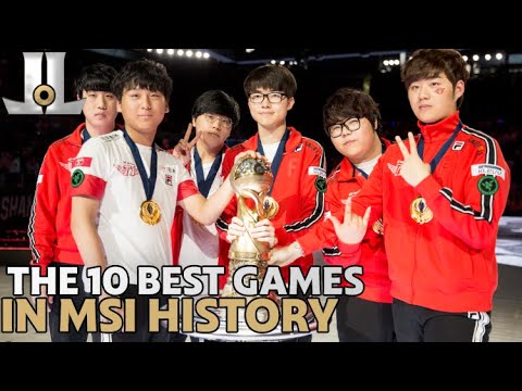 The 10 Best Games in #MSI History | 2021 LoL esports