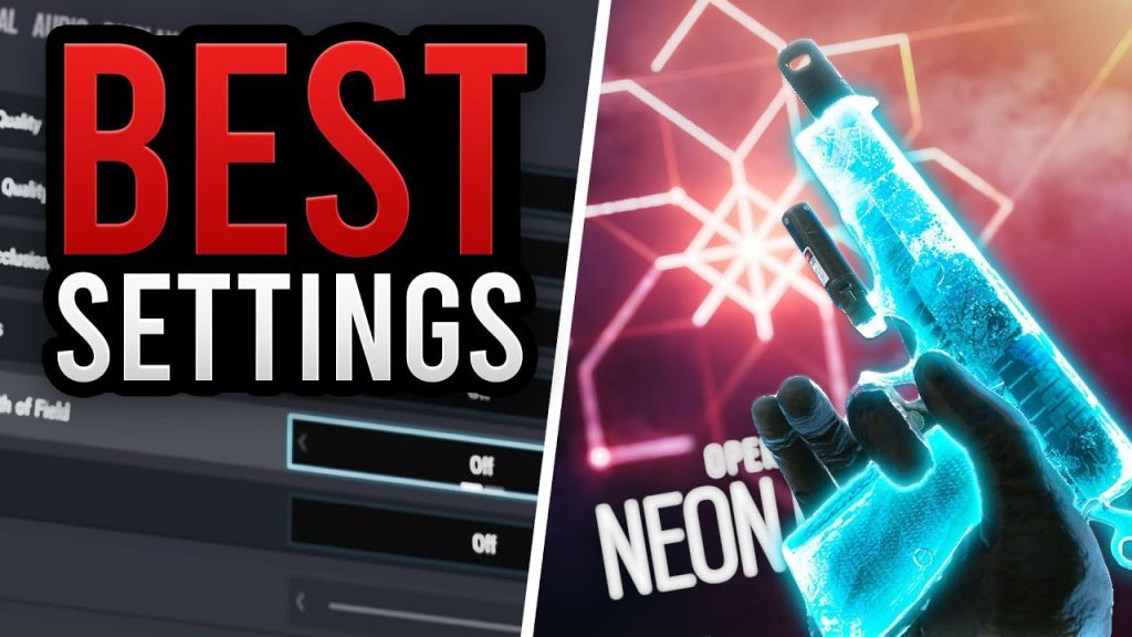 The BEST Settings For Rainbow Six Siege Neon Dawn