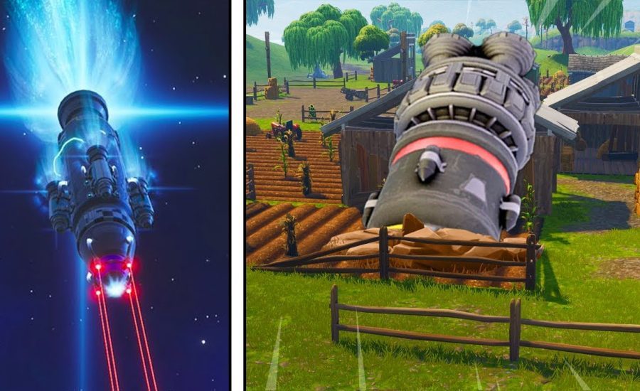 The Fortnite Rocket has hit Anarchy Acres.. (gameplay - FULL LAUNCH)