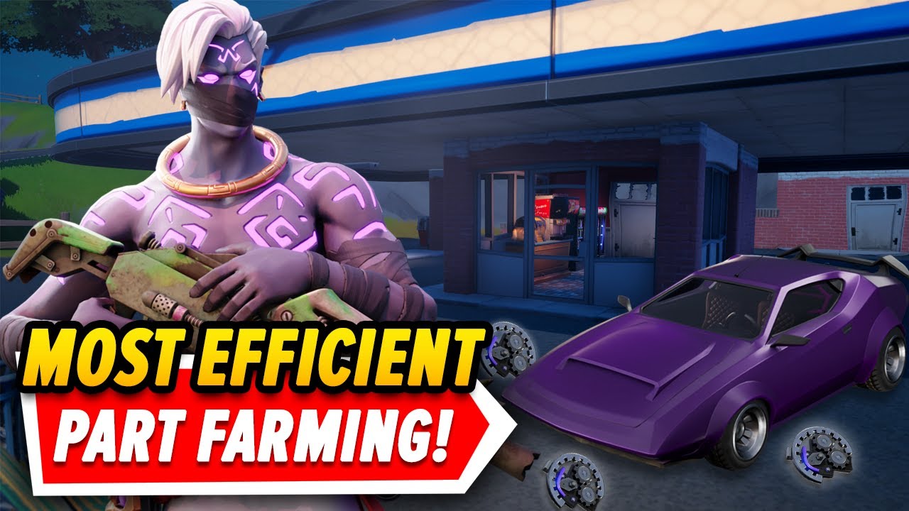 The MOST EFFICIENT Way To Farm MECHANICAL PARTS In Under 1 Minute (Fortnite Tips And Tricks #Shorts)