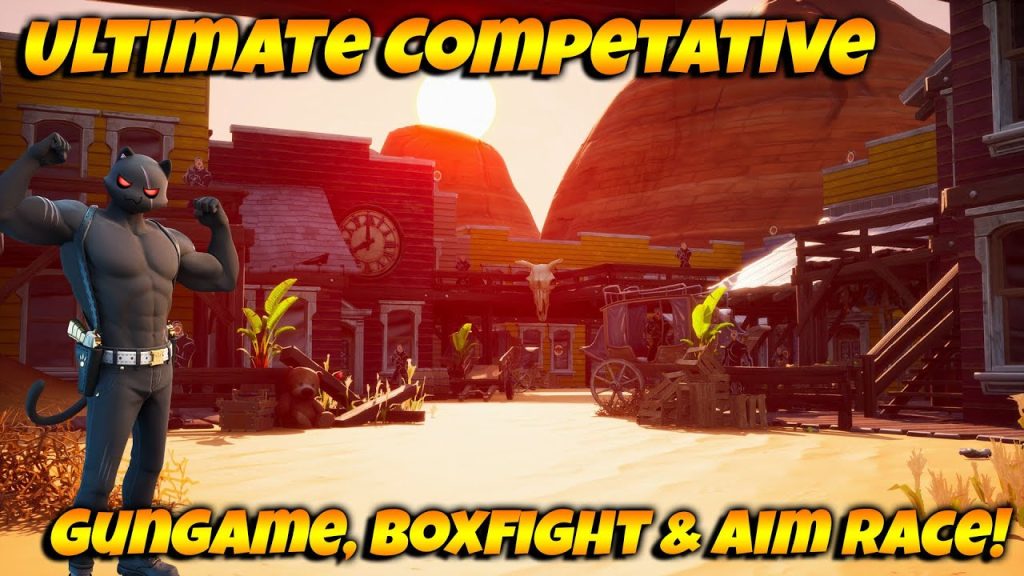 The ULTIMATE Boxfight, Gungame And Aim Trainer In Fortnite Creative! 1 MAP 3 MODES!