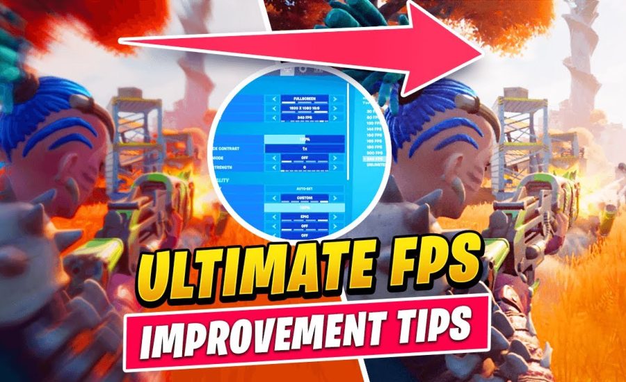 The Ultimate FPS Improvement Tips & How To Reduce Lag / Delay In Fortnite Chapter 2 Season 6!