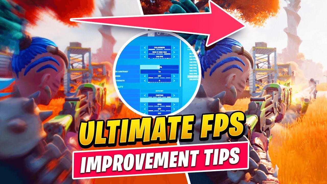 The Ultimate FPS Improvement Tips & How To Reduce Lag / Delay In Fortnite Chapter 2 Season 6!