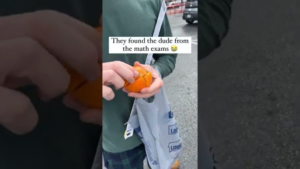 They Found The Guy From The Exams With Oranges. #shorts #tiktok #gaming #viral #trending #tiktok