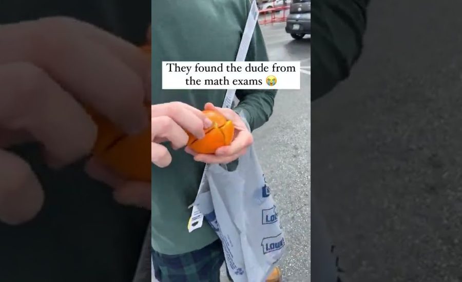 They Found The Guy From The Exams With Oranges. #shorts #tiktok #gaming #viral #trending #tiktok