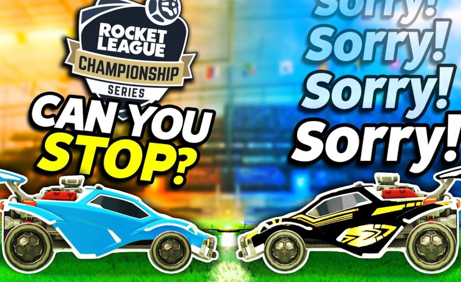 This RIDICULOUS Rocket League strategy FRUSTRATED Pros