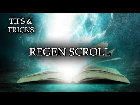 Tips & Tricks - Regen Scroll - RPG Maker MV