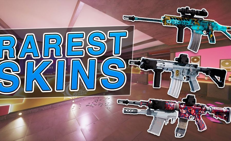 Top 10 *RAREST* Skins in Rainbow Six Siege - Rainbow Six Siege