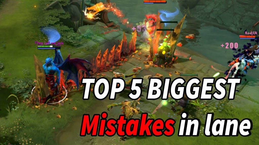 Top 5 biggest mistakes made in the laning phase and how to avoid them in Dota 2