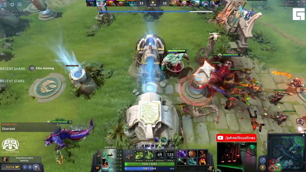 UNDYING GAMEPLAY  WASAK WITH THE HELP OF MY FRIENDS! | DOTA 2