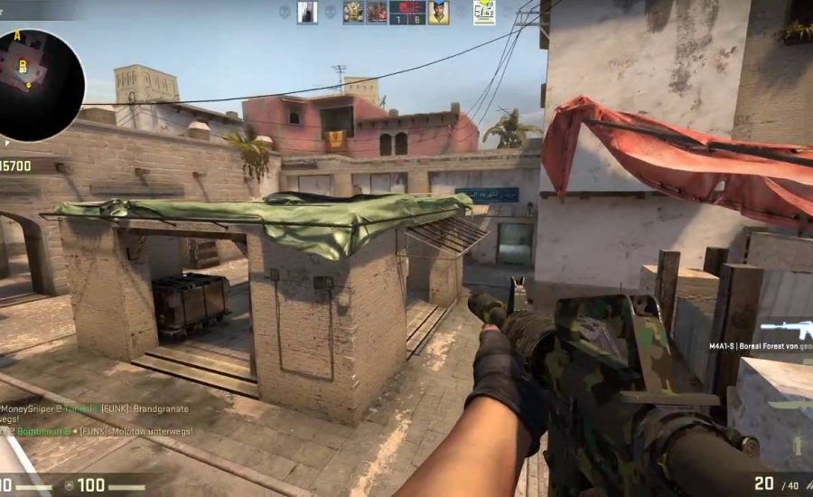 Unkommentiertes Counter-Strike: Global Offensive Gameplay auf Mirage