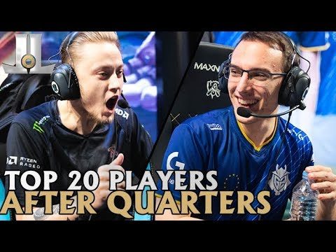 Updated Top 20 Player Rankings From Groups and Quarterfinals | Worlds 2018