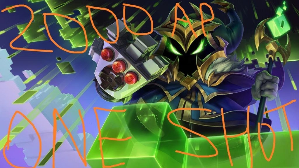 VEIGAR ADC ACTUAL WORKS? 2000 AP ONE SHOT? LEAGUE OF LEGENDS GAMEPLAY!