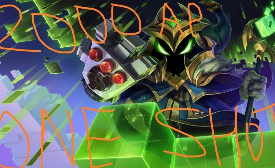 VEIGAR ADC ACTUAL WORKS? 2000 AP ONE SHOT? LEAGUE OF LEGENDS GAMEPLAY!