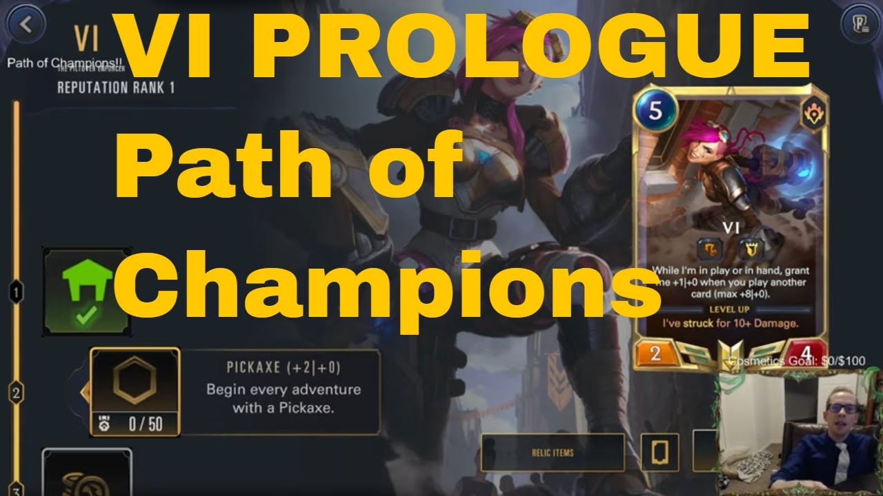 Vi Prologue for Path of Champions! | Legends of Runeterra LoR