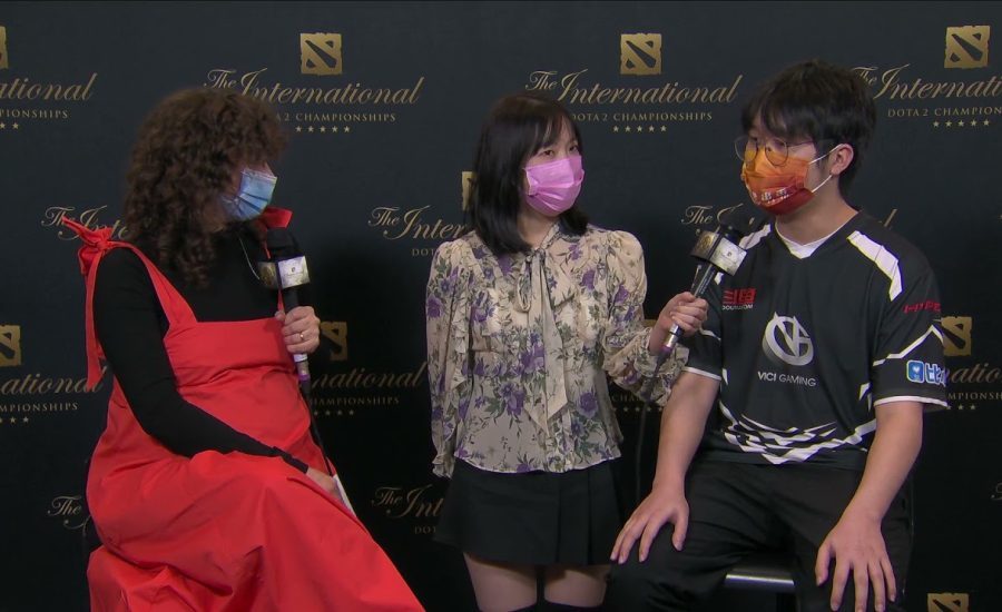 Vici Gaming Poyoyo Interview after winning vs T1 The International 10 Dota2