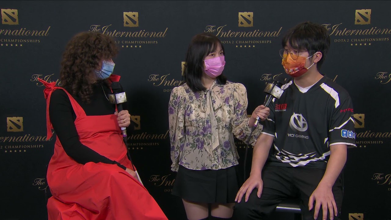 Vici Gaming Poyoyo Interview after winning vs T1 The International 10 Dota2