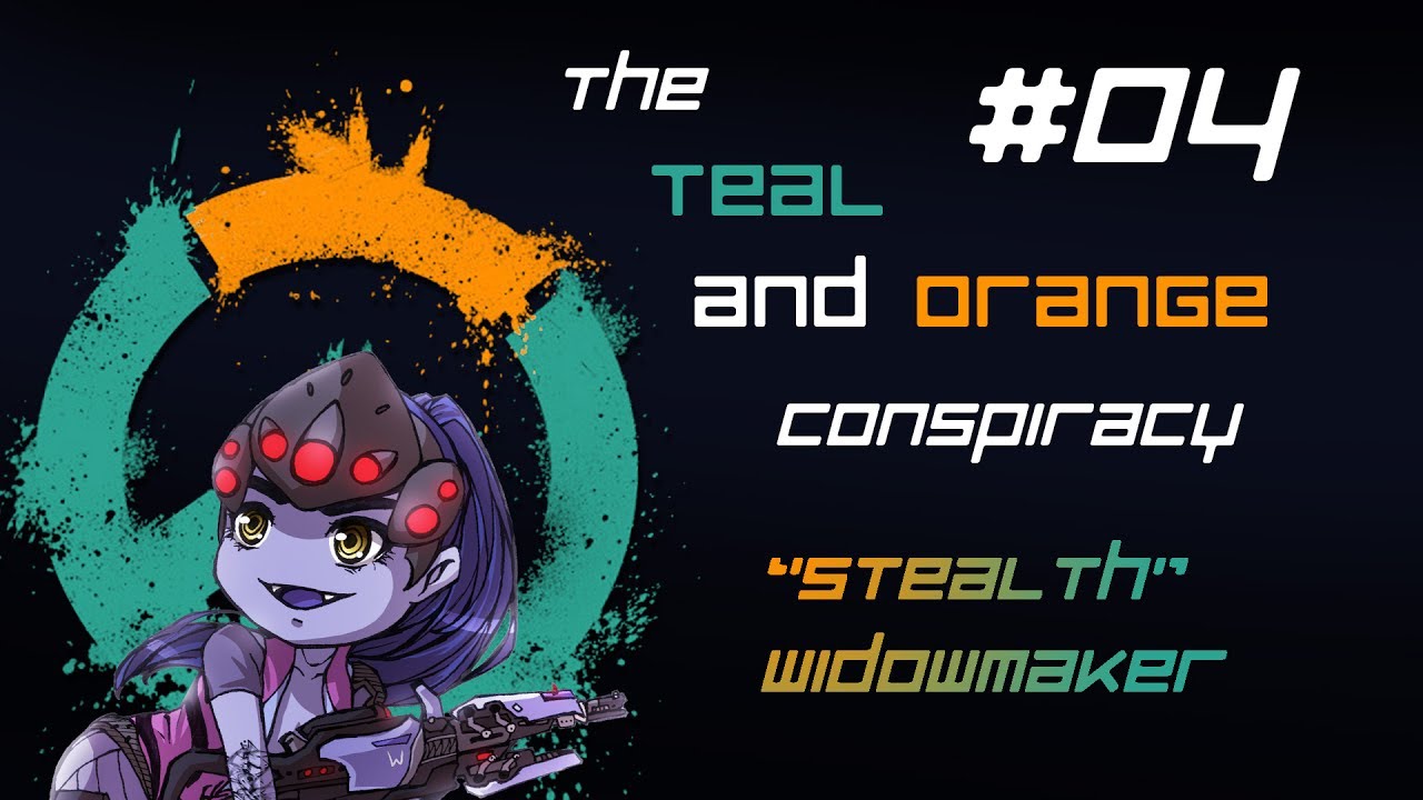 WIDOWMAKER CLOAKING DEVICE - The Teal and Orange Conspiracy - Overwatch Gameplay