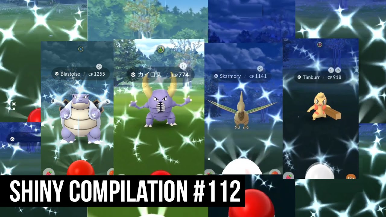 WILD SHINY BLASTOISE! - Pokemon GO Shiny Compilation #112