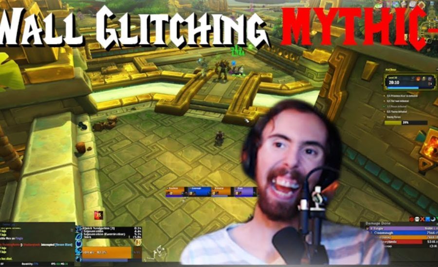 Wall Hacking In Mythic+ Dungeon, Asmongold's NO DABBING STREAM (Daily WOW #70)