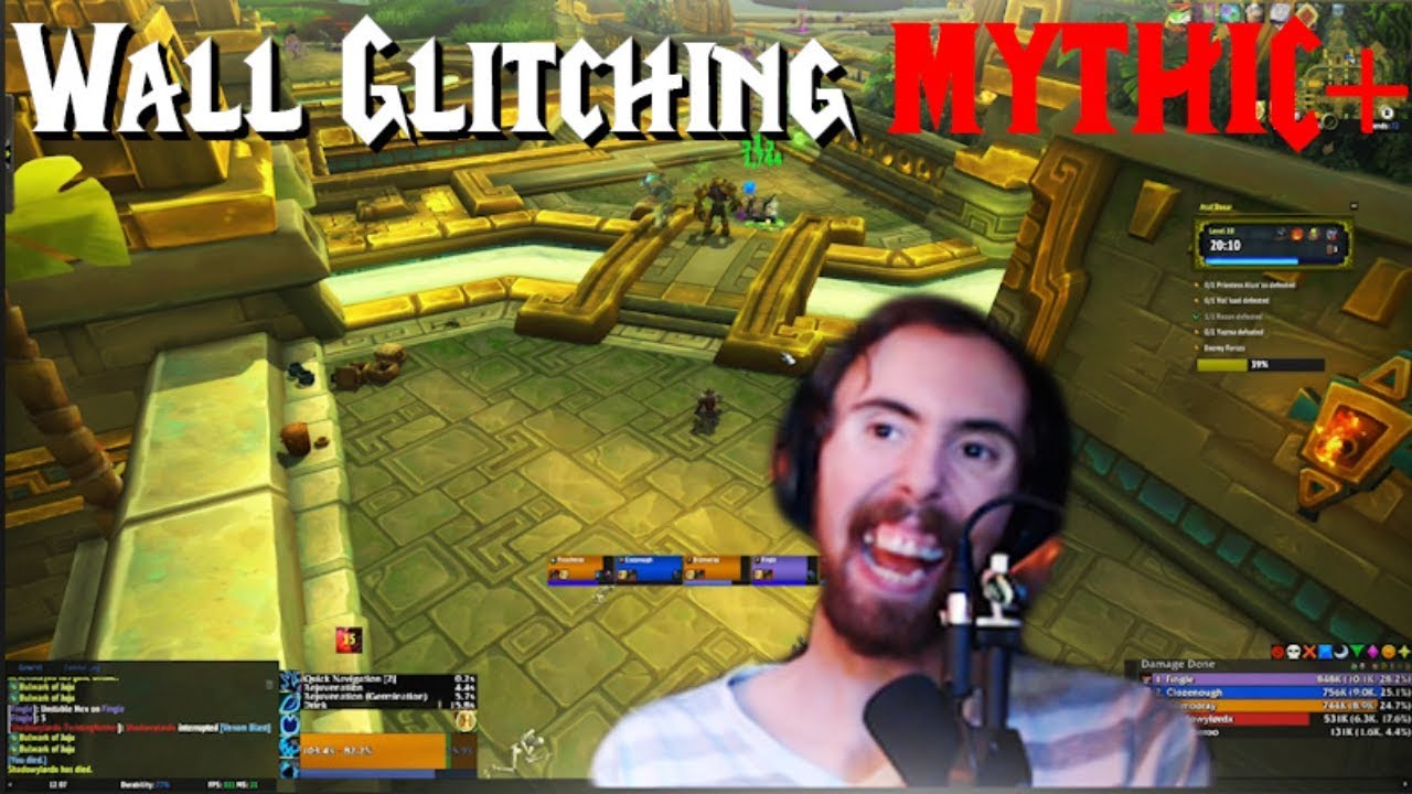 Wall Hacking In Mythic+ Dungeon, Asmongold's NO DABBING STREAM (Daily WOW #70)