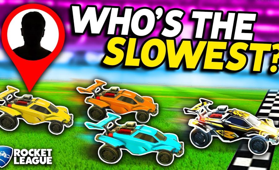 We found the SLOWEST Rocket League Player using this race