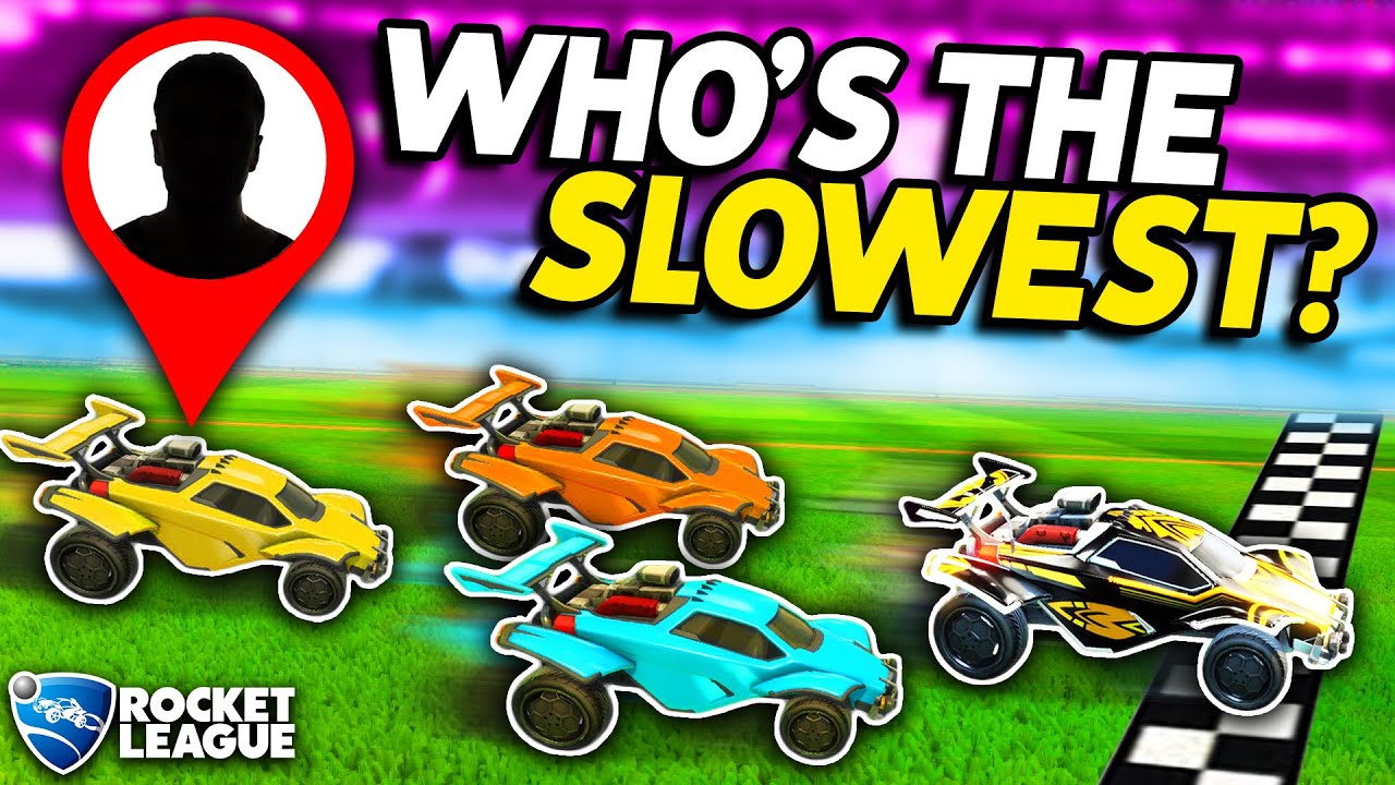 We found the SLOWEST Rocket League Player using this race