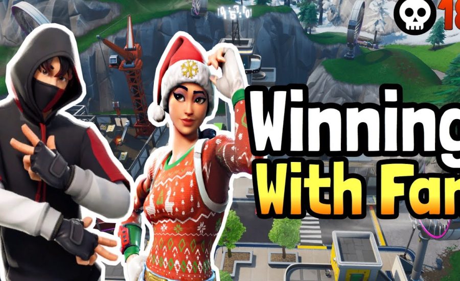 Winning With Fan Part 10 - Fortnite Mobile Gameplay