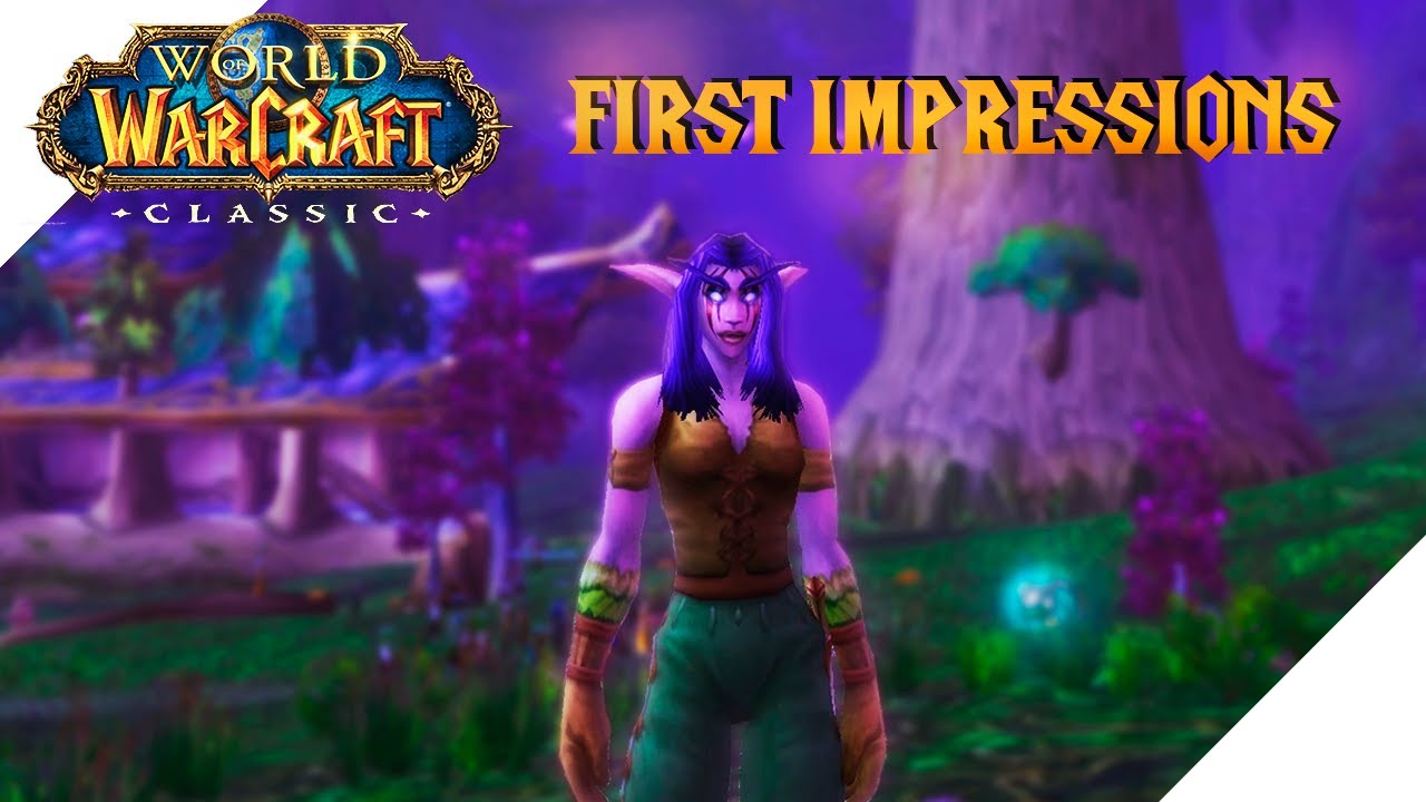 WoW Classic | FIRST IMPRESSIONS! | Night Elf Rogue