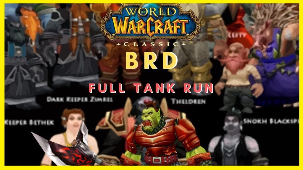 WoW Classic: Running BRD as a Prot Warrior Tank - Full Run Blackrock Depths