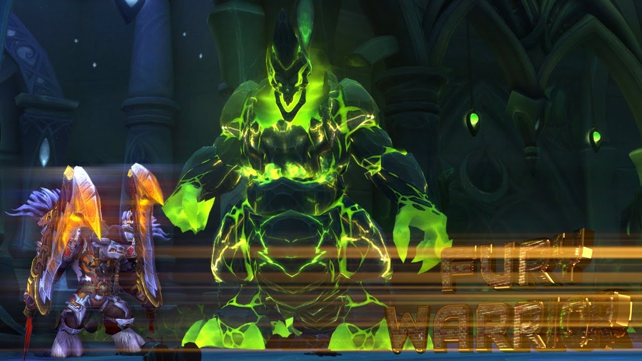 WoW Fury Warrior in Legion Bosskill 'Goroth' - "Tomb of Sargeras"  Raid LFR Melee DPS PoV